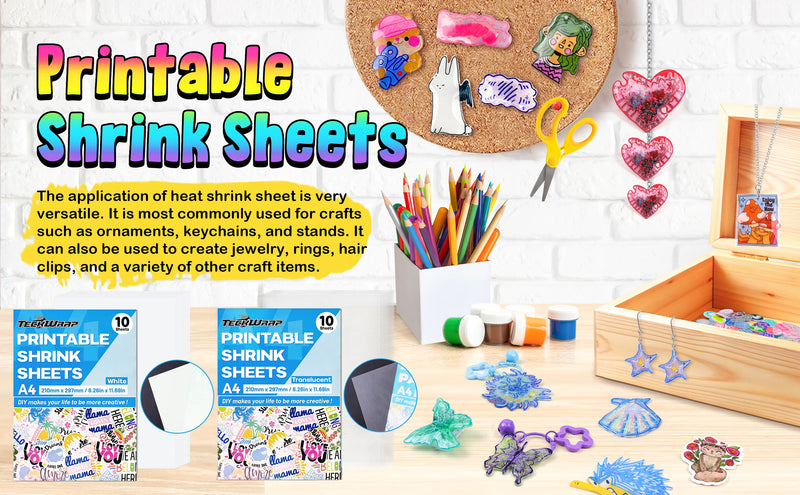 Inkjet Printable Shrink Sheets