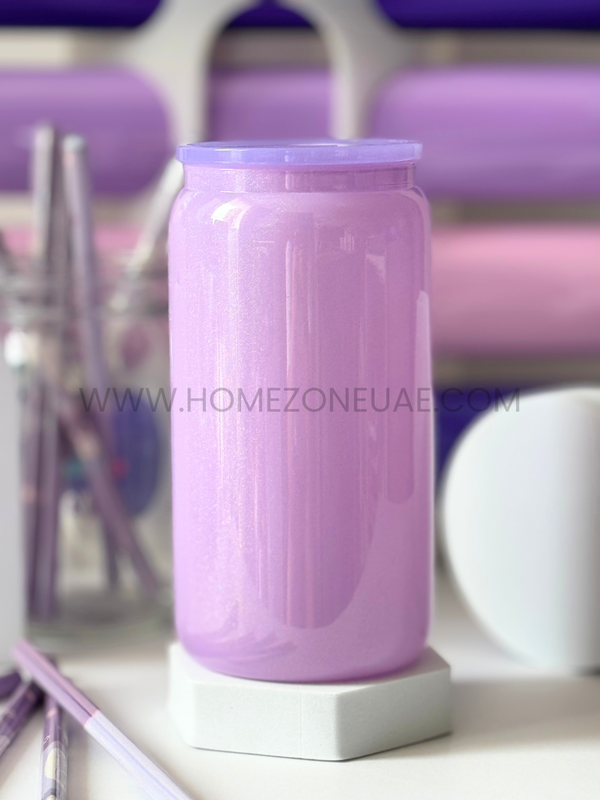 Glitter Soda Glass Can Sublimation 16 oz.