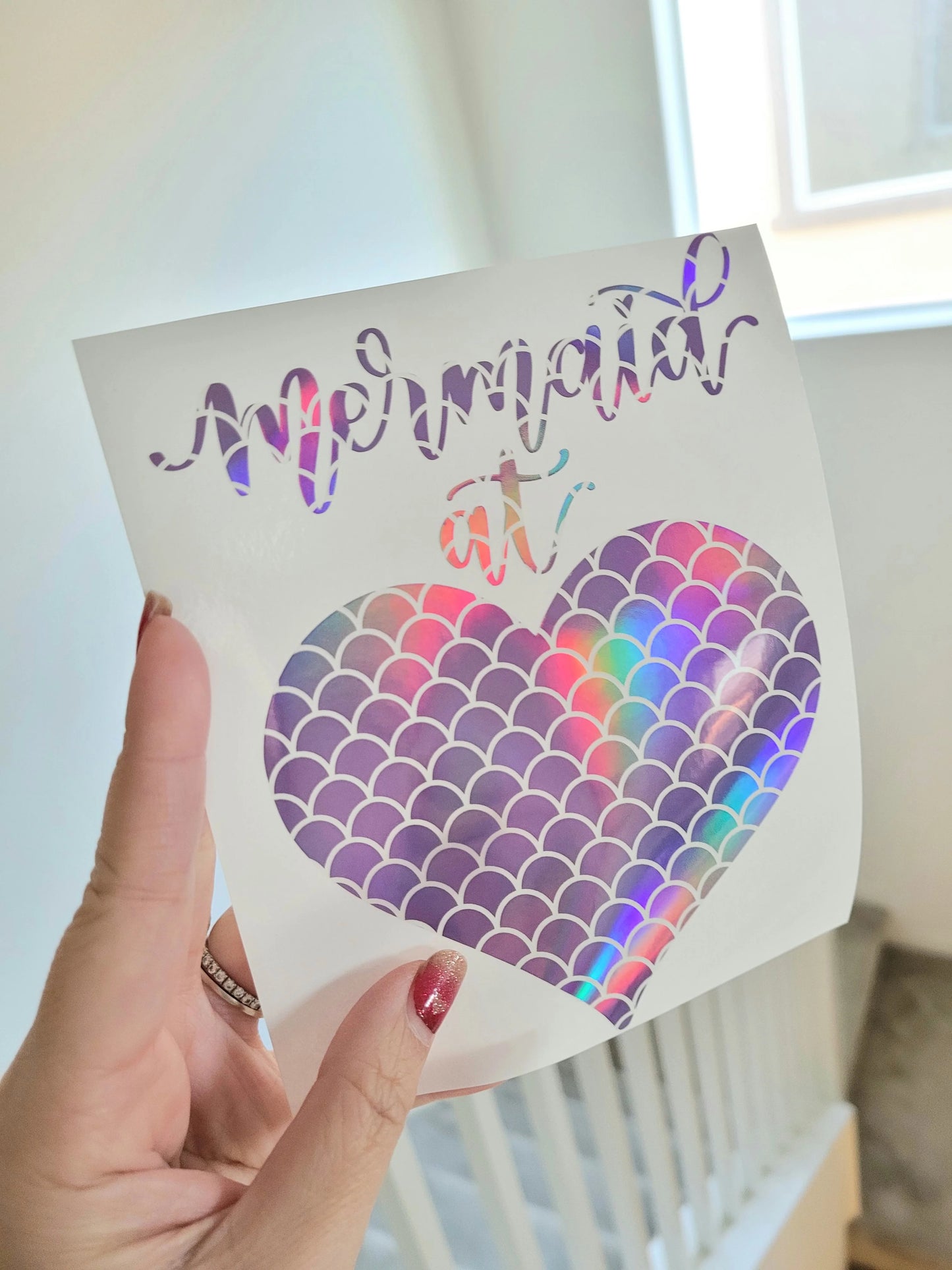 HOLOGRAPHIC PATTERNED ADHESIVE VINYL