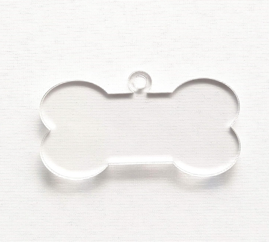 ACRYLIC KEYCHAINS BLANK DOG BONE