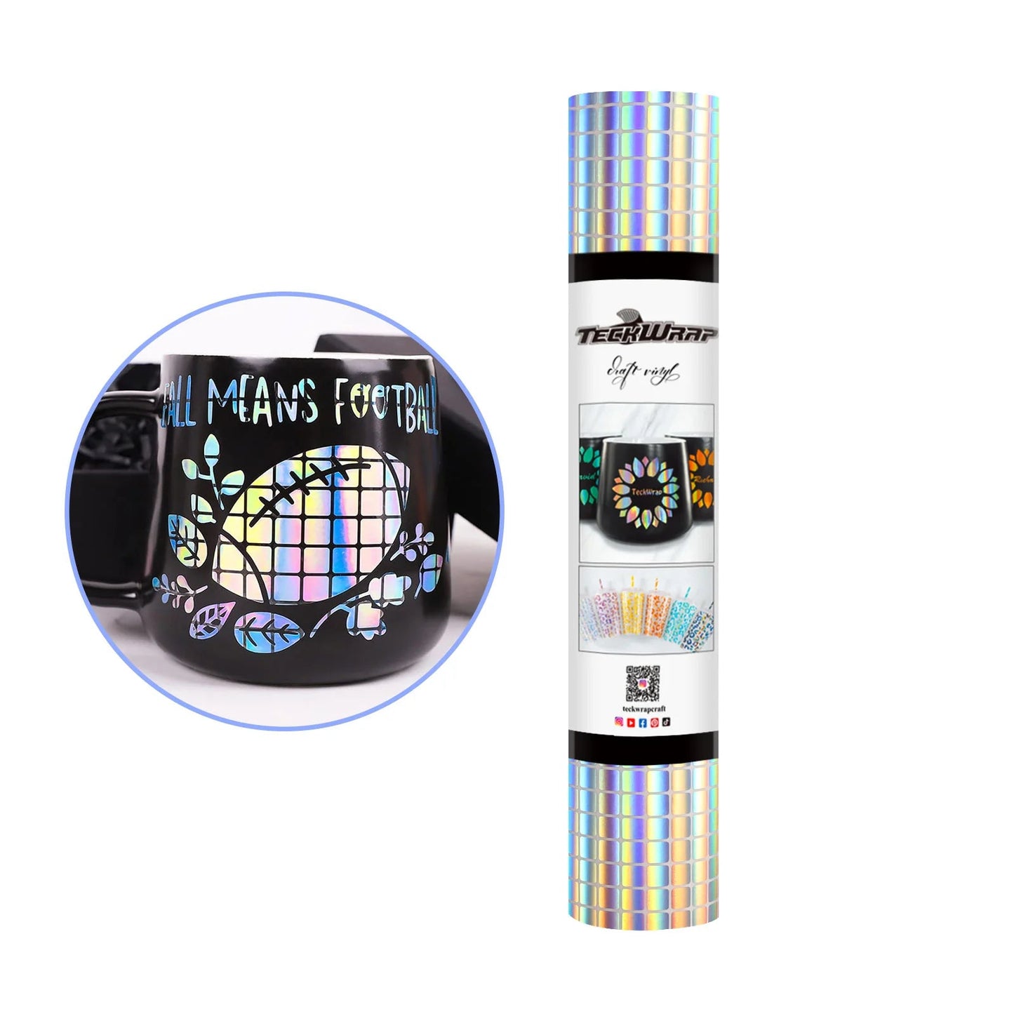 HOLOGRAPHIC PATTERNED ADHESIVE VINYL