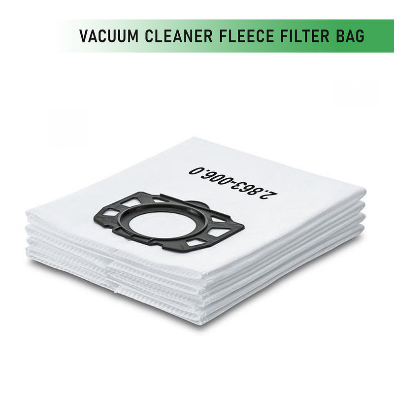 VACUUM CLEANER FLEECE FILTER BAG COMPATIBLE W/ KARCHER