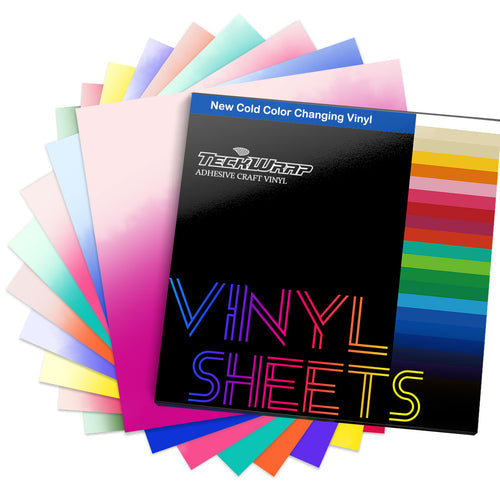 SHEETS PACK - NEW COLD COLOR CHANGING VINYL