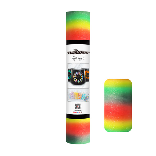 TW 12x12 RAINBOW STRIPES ADHESIVE CRAFT VINYL