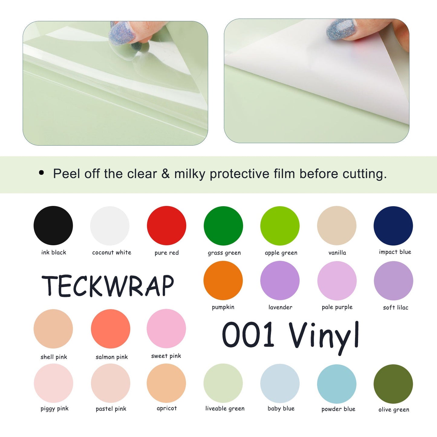 001G SERIES ADHESIVE VINYL (GLOSSY) 5FT.