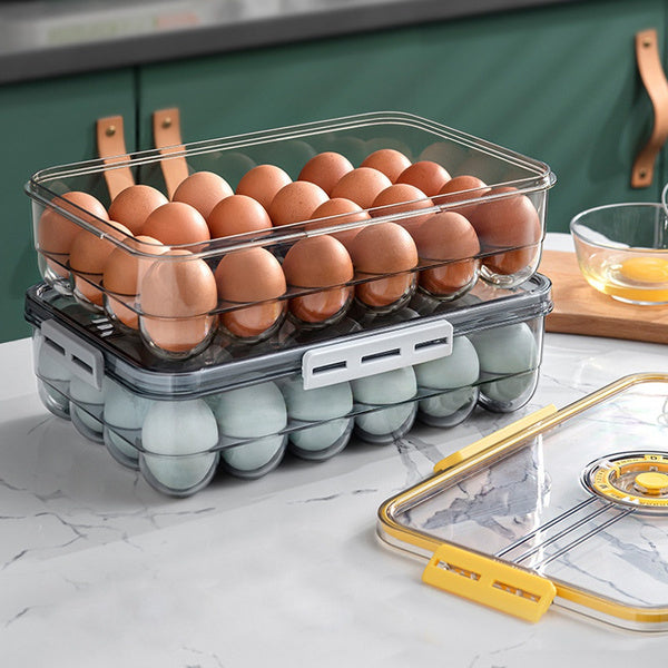 24 EGG STORAGE BOX TRANSPARENT CONTAINER