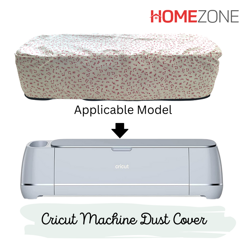 HOMEZONE - CRICUT DUST COVER (MUSIC NOTES)