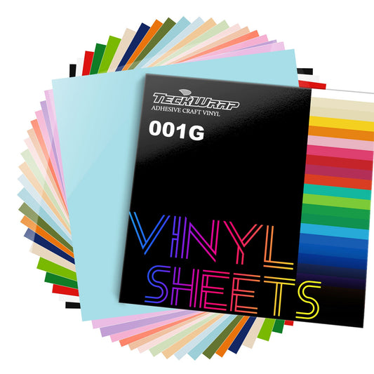 SHEETS PACK - 001G PERMANENT VINYL GLOSSY