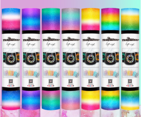 RAINBOW STRIPES VINYL 5FT.