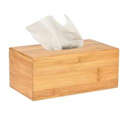 BAMBOO TISSUE BOX HOLDER (22 X 10.5 X 8.5 CM)