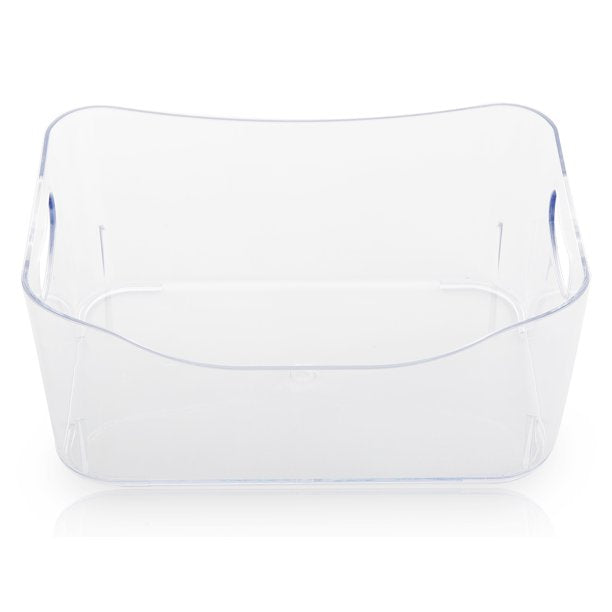 CLEAR TRANSPARENT DRAWER REFRIGERATOR PLASTIC STORAGE BINS - M